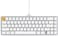 Glorious GMMK 2 65% Arabic &amp; English RGB Gaming Keyboard - TKL Hot Swappable Mechanical Keyboard, Linear Switches, Wired, TKL Gaming Keyboard, Compact Keyboard - White RGB Keyboard