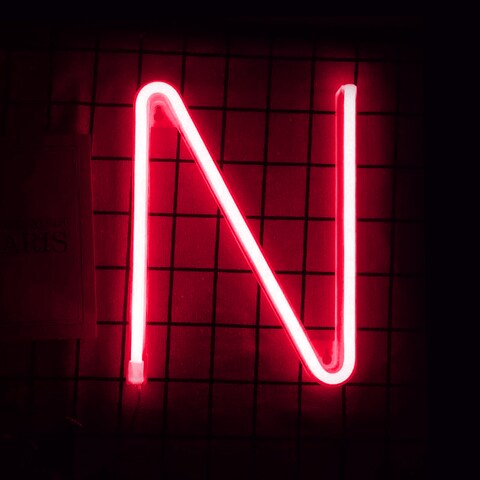LED Neon Flex Letter Light N 30x20cm