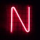 LED Neon Flex Letter Light N 30x20cm