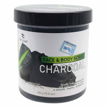 Top Class Charcoal Face And Body Scrub 450g
