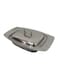 Stainless Steel Butter Dish Silver 12x5x19centimeter