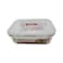 Lock &amp; Lock Oven Glass Rectangular Food Storage Container Clear 2L