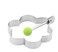 Generic Flower Shape Fried Egg Mold Creative Omelet Shaper Pancake Kitchen Cooking Tools, Stainless Steel - Silver