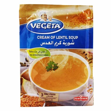 شوربة كريمة العدس من فيجيتا - 62 جرام