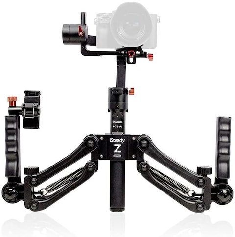 hohem Isteadygear Z Kit 3 Axis Handheld Camera Stabilizer Gimbal Dual Handle Control With App Settings Bt Connection Anti Shake Low Angle Photography Max. Load 2.5Kg / 5.5Lbs For Sony Canon, KDPTD6552