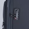 VIPTOUR Set of 4 Light Weight  Polyester Jacqard Trolley Luggage With Number Lock, Grey- 20, 24, 28, 32 Inches