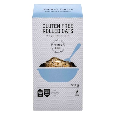 Nature&#39;s Choice Gluten Free Rolled Oats 500g
