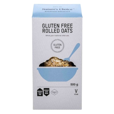 Nature's Choice Gluten Free Rolled Oats 500g