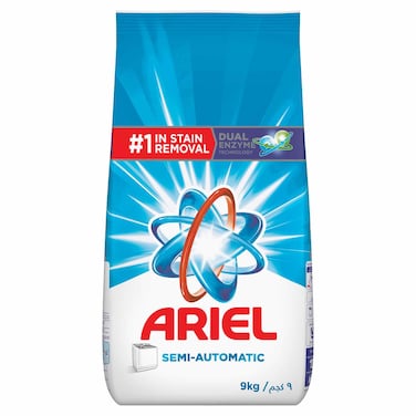 Ariel Semi-Automatic Laundry Detergent Powder Original Scent 9kg