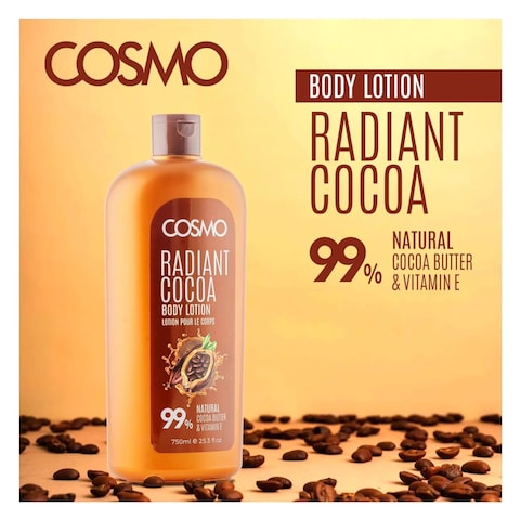 Cosmo Radiant Cocoa Body Lotion 750Ml