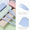 PrecisionWare Reusable Travel Utensils Set With Case, Wheat Straw Portable Knife Fork Spoons Tableware, Eco-Friendly BPA Free Cutlery For Kids And Adults As Travel, Blue - Set Of 3