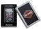 Zippo 28485 Harley Davidson Chrome Eagle Black Matte Lighter