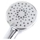 Home Pro 5 Function Chrome Plated Round Shower Head Silver