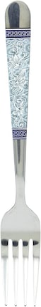 Rk - Dessert Fork 6Pcs Set - Blue D&eacute;cor 20.5 Cm-Rk0082