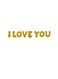 Generic I Love You Shape Decorative Party Courtship Balloon