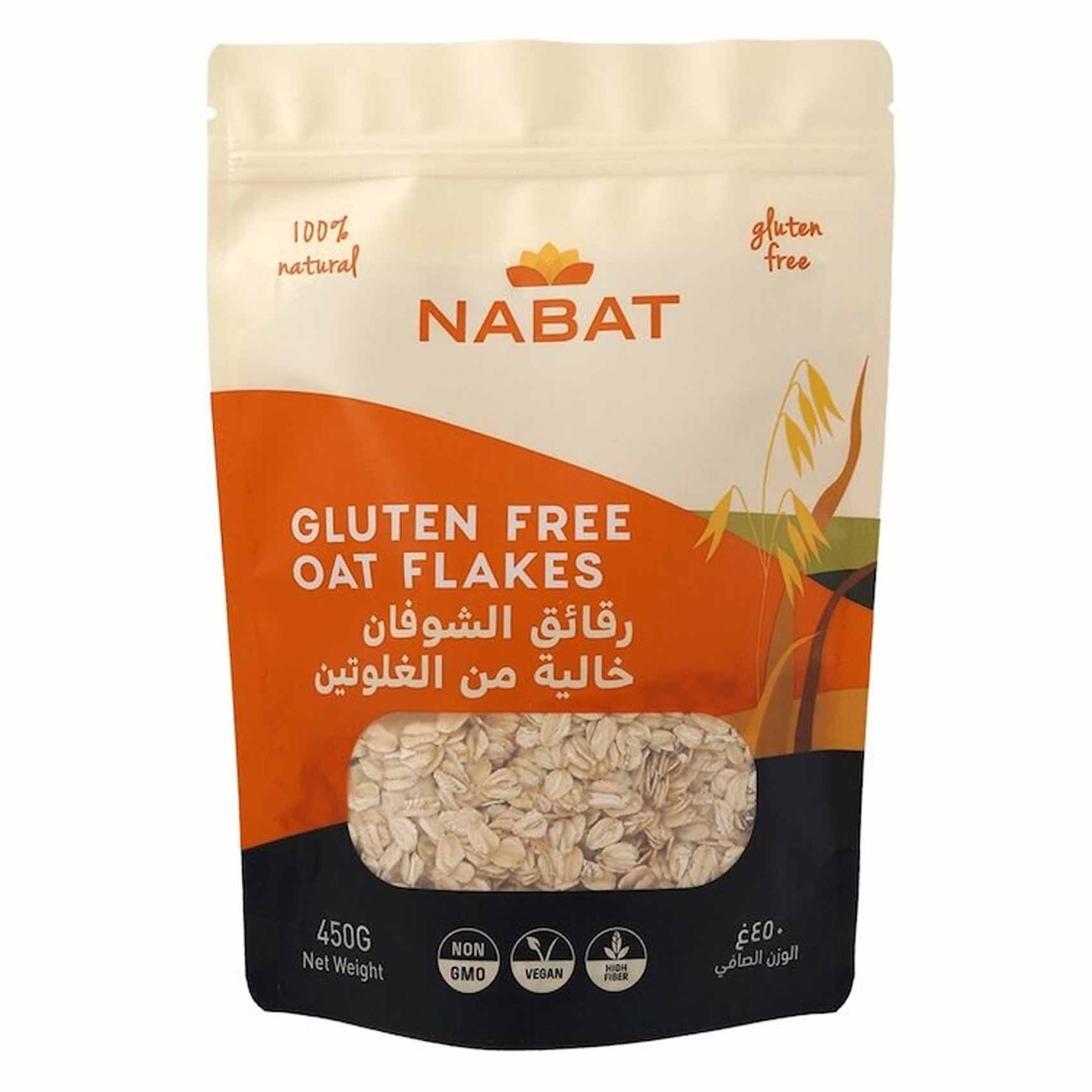 Nabat Organic Gluten Free Oat Flakes 450g
