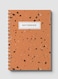 Lowha Spiral Notebook With 60 Sheets And Hard Paper Covers With Terrazzo Style Design, For Jotting Notes And Reminders, For Work, University, School