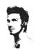 Spoil Your Wall David Beckham Wall Sticker Black 60x90cm