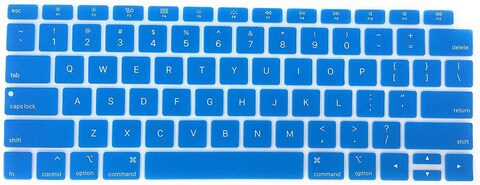 RDN - Silicone Keyboard Cover Compatible Newest MacBook Air 13 Inch 2018 Release A1932 with Retina Display &amp; Touch ID, Dust Proof Silicone Protective