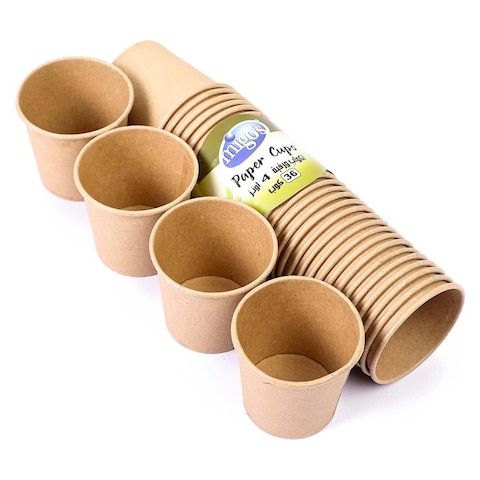 Migo&#39;s Paper Cups - 4 Onz - 36 Cup