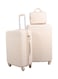 Morano 4-Piece Luggage Trolley Bag Set Beige