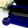 Aiwanto Necklace Gold Neck Chain With Beautiful Black Stoned Pendant Girls Womens Fashion