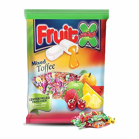 Fruit X Mixed Toffee Filled With Fruits - 375 gm
