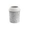 Cosmoplast IFHHDB003 Ceramic Round Dust Bins, Detachable Lid, for Waste Disposal, Office and Home Decor, 20" x 26", Matte Finish