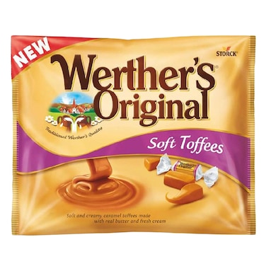 Werther&#39;s Toffees Soft Caramel Milk Chocolate Original 600g
