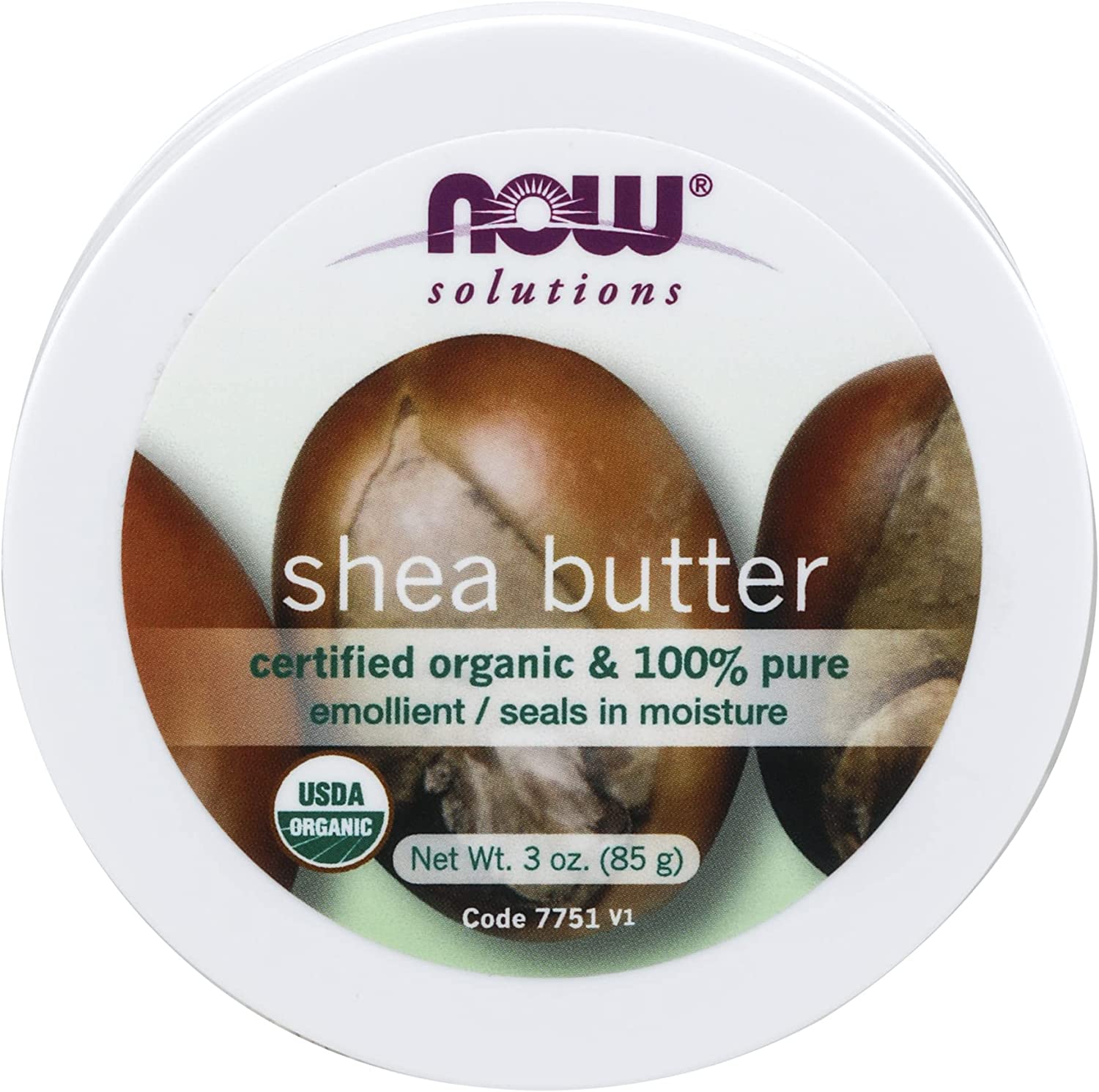 Now Solutions Shea Butter, Organic, 3 Oz.