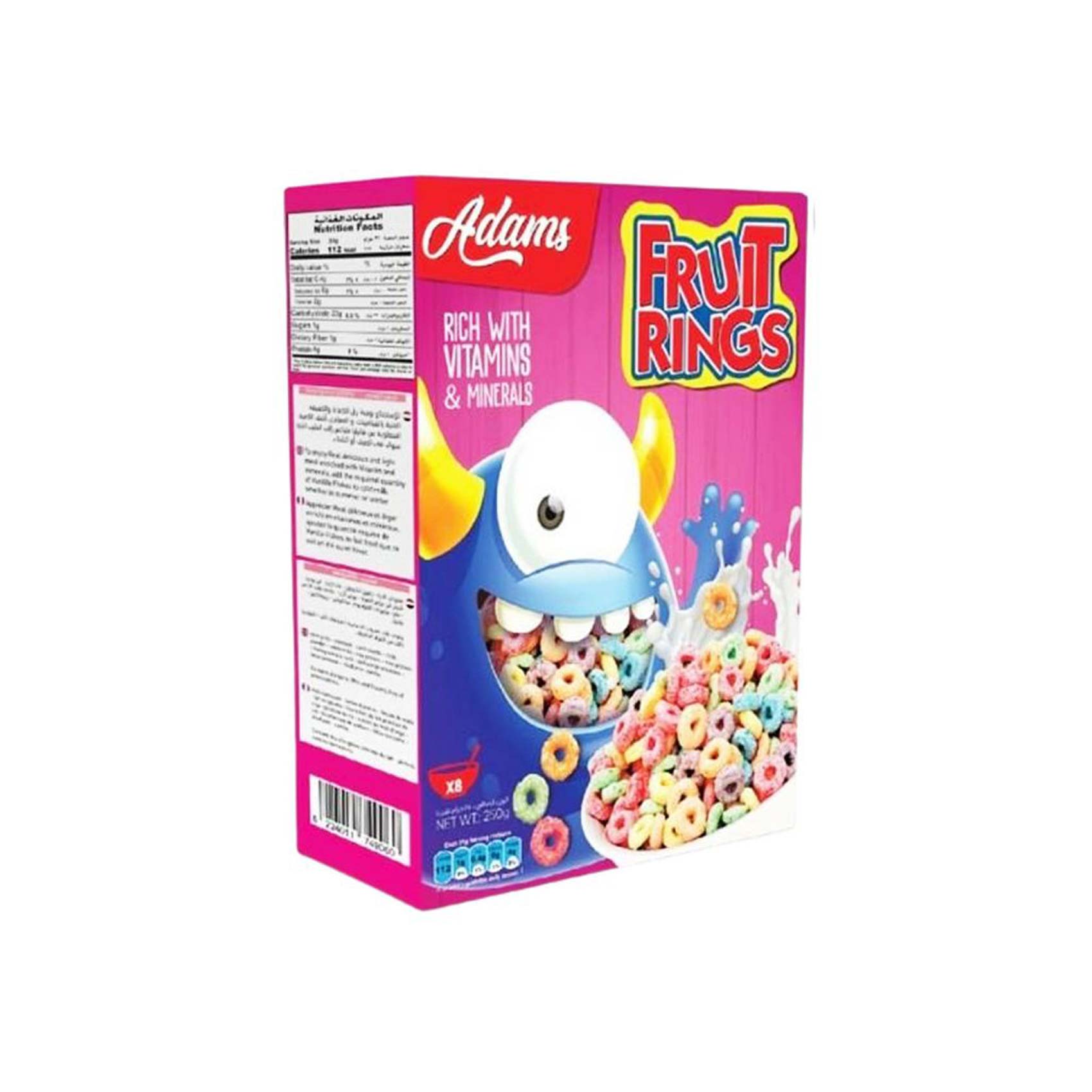 Buy Adam's Fruit Rings - 250 gram Online | Carrefour Egypt