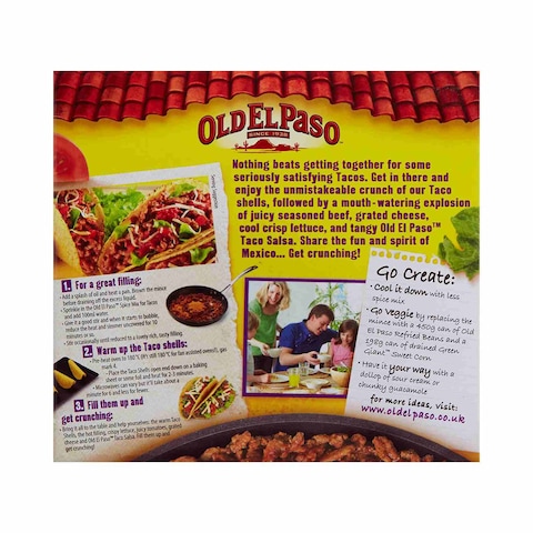 Old El Paso Crunchy Taco Shells 12 Taco, 156g