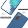 Soft Silicone Blue Case Cover For Samsung Galaxy S20 Fe