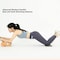 Automatic Rebound Ab Abdominal Exercise Roller Wheel, with Elbow Support and Timer, Abs Roller Wheel Core Exercise Equipment, for Men Women