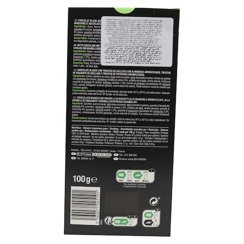 Carrefour Selection White Pistachio Chocolate 100g