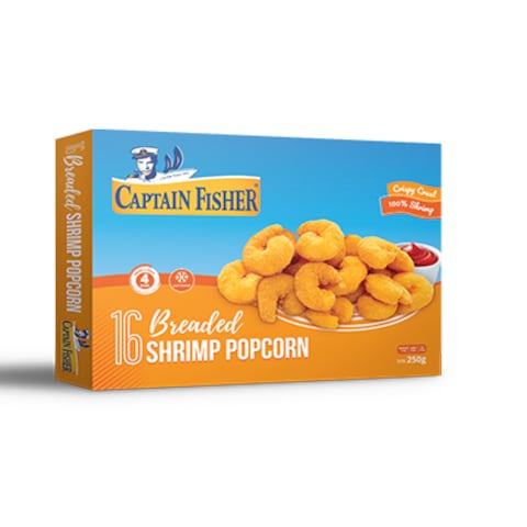 Captain Fisher Breaded Shrimp 400GR