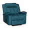 In House Velvet Classic Recliner Chair - Dark Turquoise - AB05