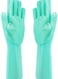 Generic 1 Pair of Dish Washing Cleaning Gloves Green