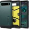 Spigen Tough Armor designed for Google Pixel 6a case cover (2022) with Extreme Impact Foam - Midnight Green