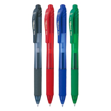 Pentel Energel Retractable Pen 4Pieces