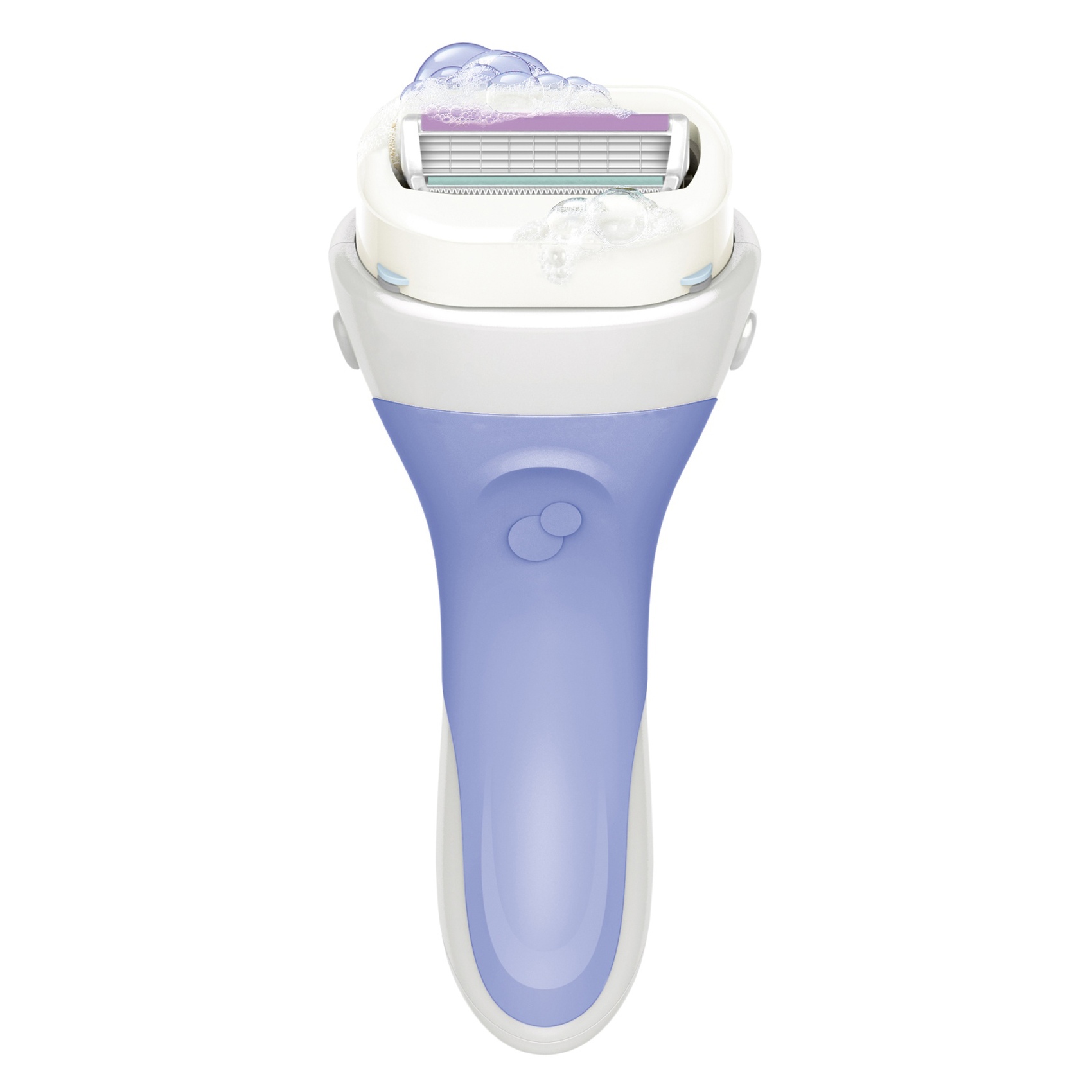 Schick Intuition Pure Nourishment Razor With 2 Cartridge And Travel Cap Blue