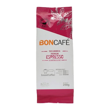Bon Cafe 100% Arabica Espresso Signature Blend - 250gm