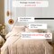 Luna Home Queen size 6 pieces, without filler, reversible duvet cover set, pine brown color, twigs design.