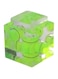 Sunshine - Helmet Curved Surface Mount With Sticker For GoPro HD Hero 3/2/1 Green/Clear