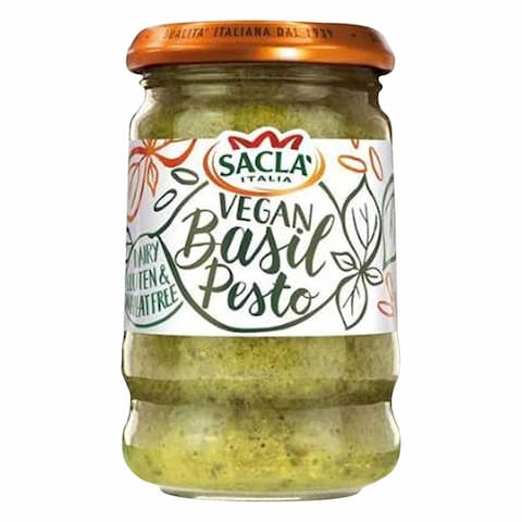 Sacla Vegan Basil Pesto Sauce 190g