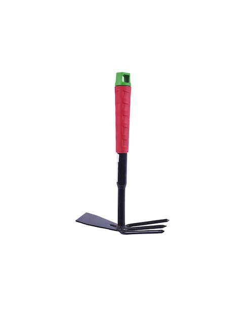 Trapp Brazil Hoe and Cultivator Hand Tiller Heavy Duty for loosening Soil, Weeding and Digging Grip Handle - Rust Proof