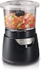 Hamilton Beach Stack &amp; Press Mini 700 ml Glass Bowl Food Processor &amp; Vegetable Chopper, 110V 60Hz USA Plug, Black (72860)