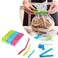 Marrkhor Multi Color Food Clips Bag Sealing Clips Fresh-Keeping Clamp Sealer Snack Storage Refrigerator For Kitchen 20 Pcs