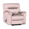 In House Velvet Rocking &amp; Rotating Recliner Chair - Light Pink - AB01