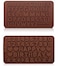 Generic Silicone Letter Mold And Number Chocolate Mold With Happy Birthday Cake Decoration Symbol 2 Pieces